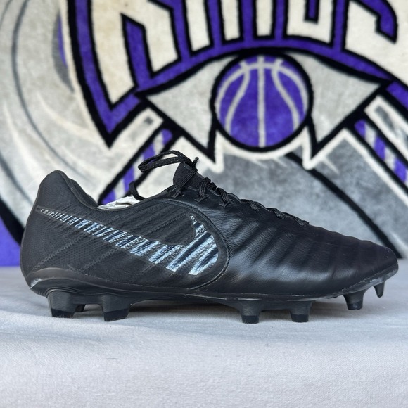 Size 9 - Nike Tiempo Legend 7 Elite FG Men\'s Soccer Shoes AH7238-001 Black main image 11